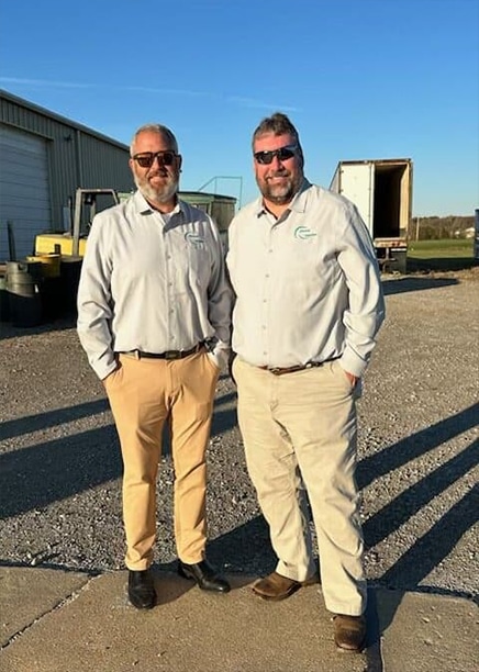 ULS Nick Smock and Marc Huber standing together